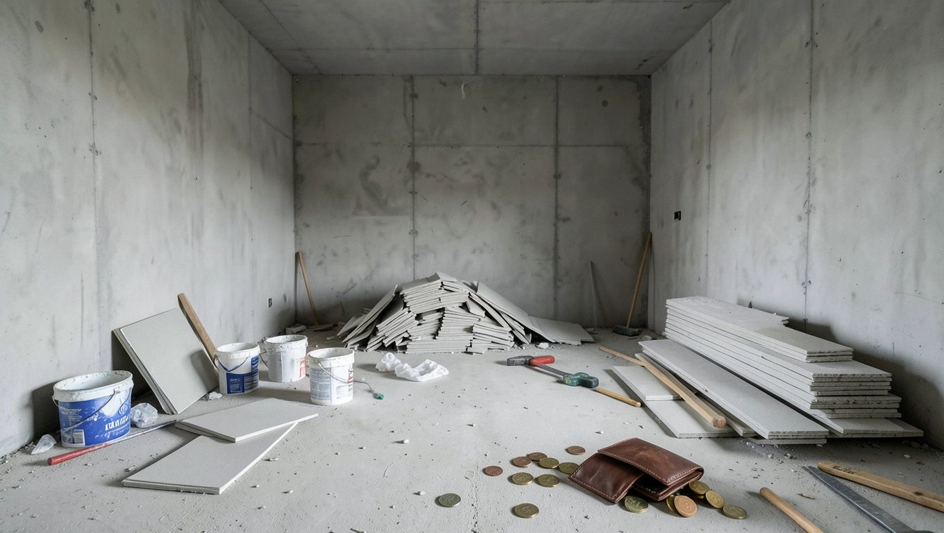 ile kosztuje wykończenie domu 60m2