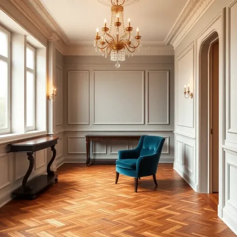 Klasyczne i eleganckie wykończenie mieszkania w Warszawie