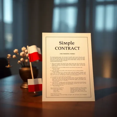 Prosta Umowa Na Prace Wykończeniowe